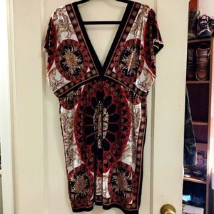 Deep Vneck, Mini dress